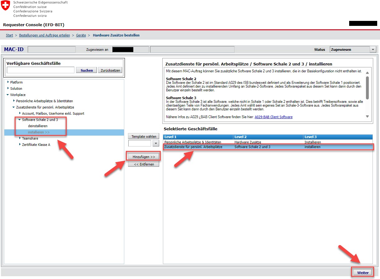 Ordine del software Remedy MAC SAML-Tracer